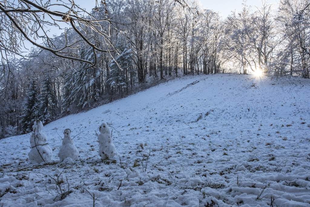Leuchtenburg entdecken - Winter Wonder Land in Thüringen 3 Winterliche Sichtweisen, betrachtet aus unterschieddlichen Perspektiven.