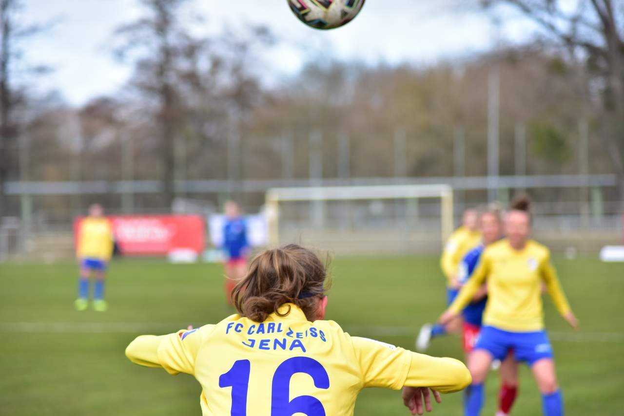 FC Carl Zeiss Jena Frauen vs Turbine Potsdam 148 FCC Frauen mit Unentschieden gegen Postsdam beim Re-Start