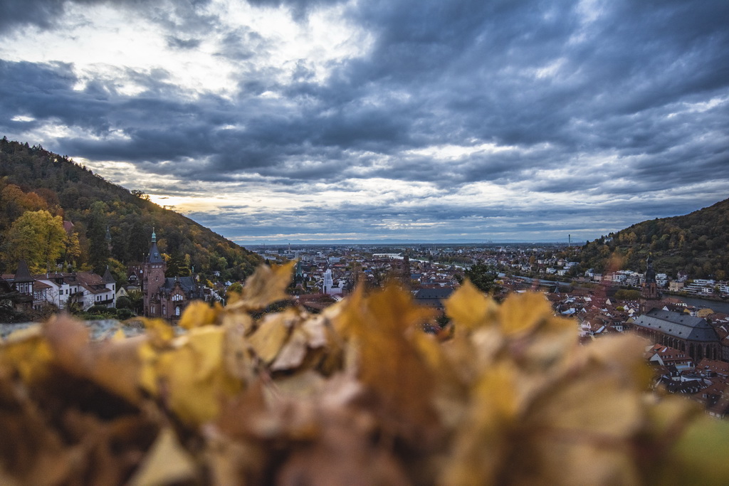 Heidelberg - eine wunderschöne Stadt mit sehr viel Charme 18 Herbstliche Impressionen, Heidelberg im Oktober 2021