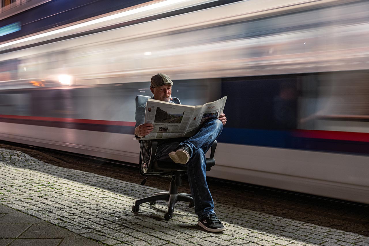 JenaFotografX, Fotografie und Medien aus Jena 48 Langzeitbelichtung als Portrait im Jenaer Steinweg