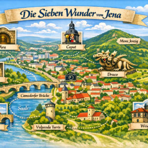 Fototour Die sieben Wunder von Jena. Entdecke die Wunder – mit Kamera und Geschichte